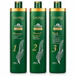 Galeria Professional Green Caviar Ultimate Protein 3-Step Hair Smoothing Treatment Kit – 3 × 1000ml