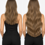 Remy Human Hair Clip-In Extensions – 24 Inch | 4 Pieces | 200 g | Color #8